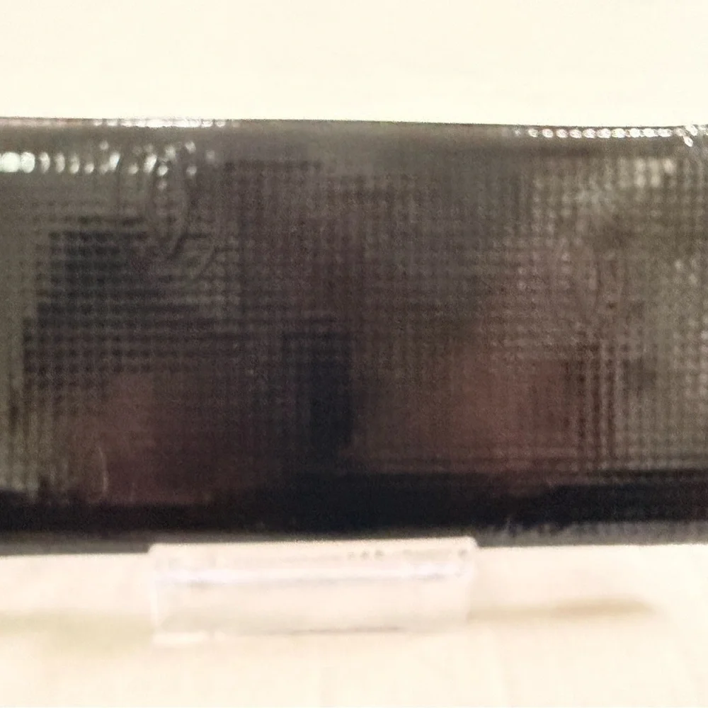 Cartier Glossy Patent Black Leather ‘Happy Birthday’ Long Wallet